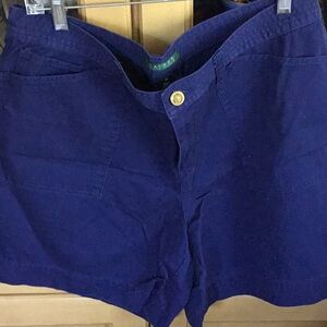 Lauren navy blue shorts
